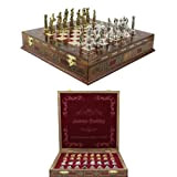 Antochia Crafts Set di scacchi personalizzati da 11 cm, set di scacchi personalizzato, idea regalo per figlio, marito, padre per ...