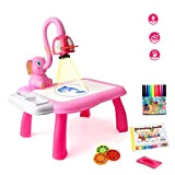 Aolieh Trace and Draw Proiettore giocattolo,proiettore artistico (rosa elefante)