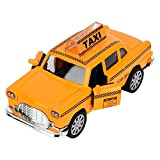 Aoutecen Auto in Miniatura, Taxi Leggero di New York Modello di Simulazione di Auto di squisita fattura da Collezione(Taxi A)