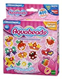 Aquabeads- Konstruktionsspielzeug Set di Anelli Glitterati, Multicolore, 400 Perlen, 79928