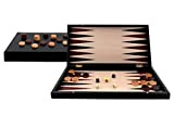 Aquamarine Games – Backgammon Black Series, colore: nero (Compudid S.L. CP033)