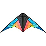 Aquilone acrobatico: Quickstep II - HQ-Invento, Colore Chroma, 2 Cavi per Iniziare, Apertura alare 130 cm, Maniglie e Cavi Inclusi.