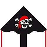 Aquilone Monofilo Ecoline Jolly Roger Pirata Single Line Kite Invento Hq