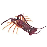 Aragosta di plastica, non tossica e inodore con squisito(Dark-Deep Sea King Shrimp, 29cm)