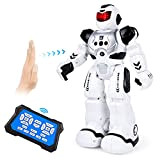 ARANEE Robot Giocattolo Bambini, Robot Telecomandato con Intelligente Programmabile Gesture Sensing,Parla,Cammina,Cantando e Balla,USB Ricarica (Nero)