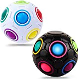 Arcobaleno Gyroscope Ball – Palla Magica - Cubo Antistress Bambini e Adulti -2 Pack Fidget Cube perfetto come Gadget Compleanno ...