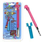 Arcobaleno Loom Metallo Upgrade Kit Gancio utensile con Anti Codice contraffazione (Colore Rosa)