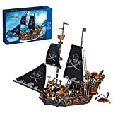 ARMD Tecnica nave pirata modello, MOC medievale nave a vela, giocattolo regalo pirata compatibile con la tecnologia Lego (1328 pezzi)