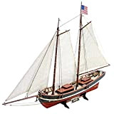 Artesanía Latina 22110N. Modellino di Nave in Legno Barca Pilota Americana Swift 1805 Scala 1:50. Kit di Modellismo da Costruire