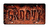 Ash vs Evil Dead | GROOVY | Metal Stamped License Plate