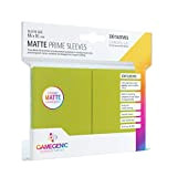 Asmodee - 100 Bustine Protettive Gamegenic per Carte, Giochi di Società, Matte Prime Sleeves Lime Pack, Colore Lime, Opache