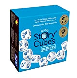 Asmodee - Rory's Story Cubes Original Hangtab: Actions (Azzurro) - Gioco da Tavolo di Fantasia e Narrazione, Lancia i Dadi ...