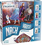 ASS Spielkartenfabrik Disney Frozen 2, gioco di dadi per la corsa a destinazione con Elsa, Anna, Olaf e Sven come ...