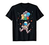 Astronaut Outer Space Moon Mars Planets Spaceman Astronomy Maglietta