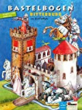 ATELIER COLOR Il castello del cavaliere con cavalli giocattoli set l´artigianato modello di carta da ritagliare per bambini da 6+ ...