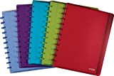 Atoma - Quaderno A4 + quadrettato, 5 x 5 mm, con divisori (colori casuali) – Bloc-notes (Universale, 60 fogli, Multicolore, ...