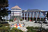 Austria Fountains Magdalensberg Hotel Cities Building Puzzle per adulti bambini 1000 pezzi puzzle in legno gioco regalo decorazione della casa ...