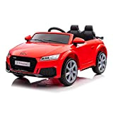 Auto elettrica per bambini da 12 V, auto elettrica per bambini Audi TT RS 2 posti con telecomando, auto elettrica ...