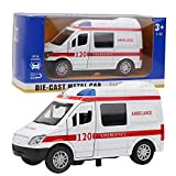 Automobile dell'ambulanza, Veicolo del Modello di Simulazione del Giocattolo dell'automobile della Lega di 1:32 Mini con Il Regalo Educativo Leggero ...