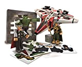 Avengers Assemble Papercraft Figure Figura Set Avenjet Aircraft Vehicle Pack Jazwares