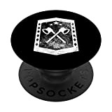 Awesome Viking Axes Cool Historic Combat Weapons PopSockets Supporto e Impugnatura per Smartphone e Tablet