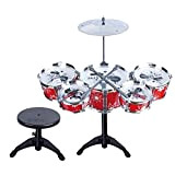 B/A Baby Drum Set, Mini Drum Set per Bambini 2 3 4 Anni Ragazzi Ragazze, Jazz Drum Kit Early Educational ...