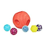 B. toys Ballyhoo, palla per bambini, 1 grande palla testurizzata con 5 piccole palline sensoriali, giocattoli per lo sviluppo di ...