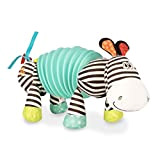 B. toys by Battat- B. Squeezy Zeeby Zebra Musicale Fisarmonica, Colore Unico, 10" x 6" x 4", BX1534GTZ