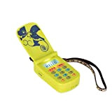 B. toys by Battat BX1749Z Hellophone Cell Kids Play Lights and Sounds-Toddler Toy Phone con registratore di messaggi, giallo