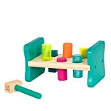 B. Toys by Battat BX1762Z Wooden Shape Sorter Hammering Bench