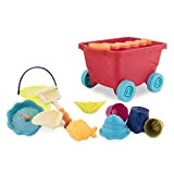 B. toys by Battat- Camioncino da Spiaggia B.Toys, Colore Rosso, BX1594Z