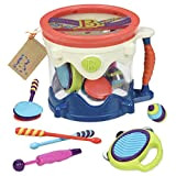 B. toys by Battat- Drumroll B Dromroll Please Tamburo con Strumenti B.Toys, Colore Unico, BX1446Z