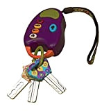 B. toys – FunKeys giocattolo – Mazzo di chiavi per bambini – Chiavi di macchina e portachiavi viola con luci ...