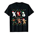 Babbo Elfo e amici Dabbing pigiama di Natale per Bambini Maglietta