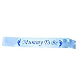 Baby Shower Fusciacca Decorazione Festa Mom to Be/Nonna/Zia/Nanny/Big Sister - Blue Mummy to Be* collectsound