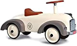 Baghera Speedster Cavalcabile Color Crema e Grigio | Macchina cavalcabile Stile Vintage | Auto cavalcabile per Bambini da 1 Anno ...