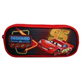 Bagtrotter Disney Cars - Astuccio portapenne con 2 Scomparti, Colore: Rosso