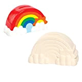 Baker Ross Banchi di monete in ceramica arcobaleno per dipingere e decorare i bambini - Set di oggetti creativi per ...