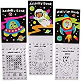 Baker Ross FX314 Mini Libri di Attività Sistema Solare - Set di 12, Attività Manuali per Bambini
