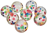 Baker Ross pallina rimbalzabile arcobaleno (Confezione da 8) palline in gomma per bambini da giocare all’aperto e ideali come regalini