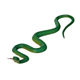 BALVIC 1 pz Verde Serpente Giocattolo di Gomma Vivido Rettile Animale Giochi di Imitazione del Partito All'aperto Giardino Parco Scherzi ...
