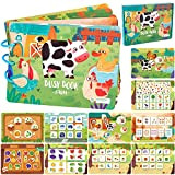 Bambebe Montessori Libro Tranquillo per Bambini 2-4, Educativi Quiet Book di Puzzle, Libro Interattivo Occupato Busy Book, Libro Sensoriale Neonati ...