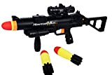 Bambini lanciarazzi che sparano giocattolo Jedi inseguimento obice modello militare mangiano pollo giocattolo bazooka pistola giocattolo. (Nero freddo)