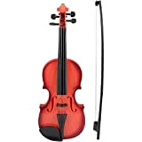 Bambini Violino Giocattoli Bambini Violino Real String Music Toys Violino artificiale 3702A Colore chiaro