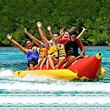Banana Boat Gonfiabile, Tubo di Trascinamento per Banana Boat, Adatto per Adulti E Bambini 3-6 Persone in Kayak,A