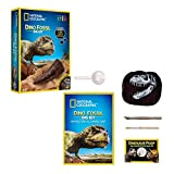 Bandai National Geographic-Kit di ispezione-3 fossili di Dinosauro da estrarre-Gioco scientifico educativo-STEM-JM80568M, Multicolore, JM80568M