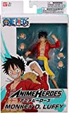 Bandai One Piece-Action Figure Anime Heroes 17 cm Rufy-36931, Colore Monkey D. Rufy, 36931