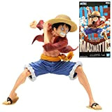 Banpresto - Figurine One Piece - Cappello di Paglia Rubber The Monkey D Luffy Maximatic 17cm - 4983164166354, Multicolore