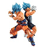 Banpresto Ichibansho Figura d'azione Son Goku (Super Saiyan God Super Saiyan) & Vegeta (Super Saiyan God Super Saiyan) - Vs ...
