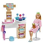 Barbie alla Spa, Playset con Bambola, Cagnolino e Accessori, Giocattolo per Bambini 3+ Anni,GJR84